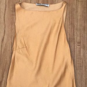 Zara Rustic Dress Ocher
